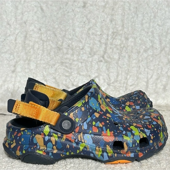 Crocs Little Kids All Terrain Terrazzo Classic Iconic Comfort Clog Sandals SZ 12 - Picture 1 of 8